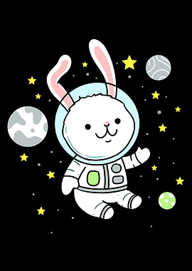 Agender Bunny In Space