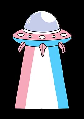 Trans Pride Ufo