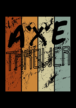 Vintage Axe Thrower Throw