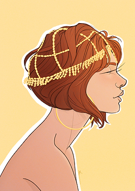 Mata Hari golden crown