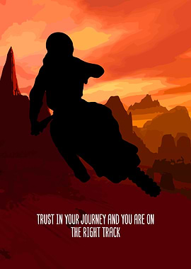 Dirt Bike Rider Wall Decor