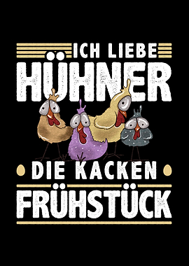 Huhn Landwirtin Bauer