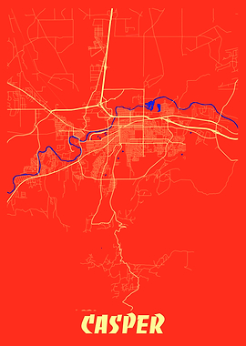 Casper Retro City Map