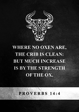 Proverbs 14 4