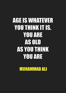 age is whatever you think