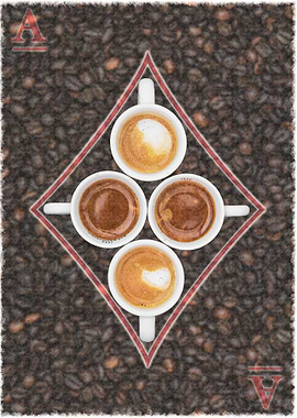 Coffee cup Ace of Diamonds