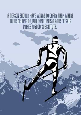 Ski Winter Sports Wall Art