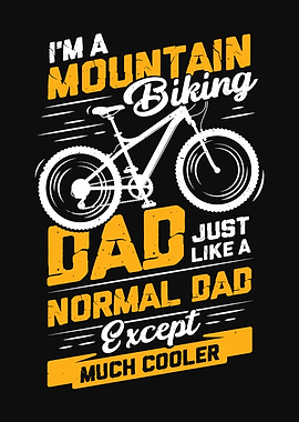 Mountain Biking Dad Design