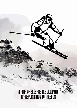 Ski Winter Sports Wall Art