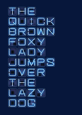 Foxy Lady Square Neon