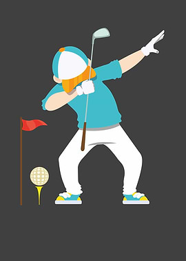 Dabbing Golf Dab Dance
