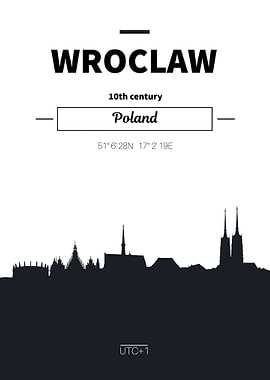 Wroclaw Poland skyline