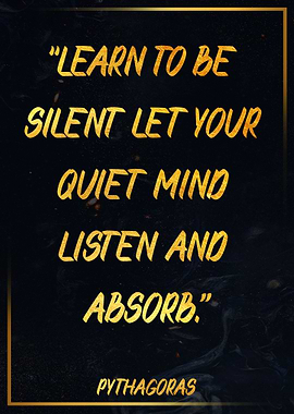 Pythagoras Golden Quote