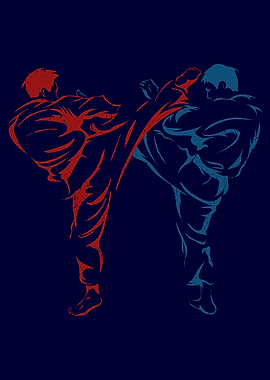 Karate Fighters Black Belt