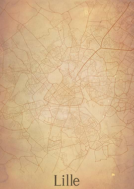 Lille France City Map