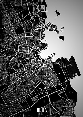 Doha dark map