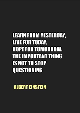 learn from yesterday