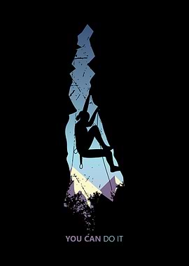 You can do it climbing