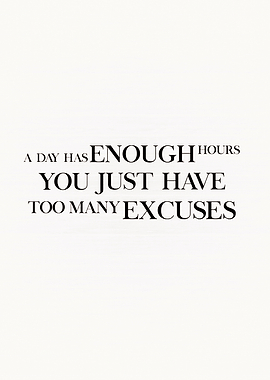 No Excuses