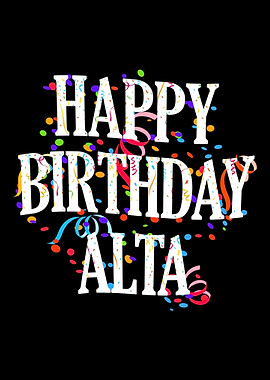 Happy Birthday Alta