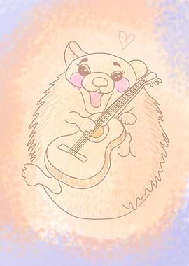 Hedgehog Yhe Musician