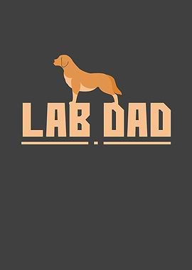 Lab Dad Yellow Labrador