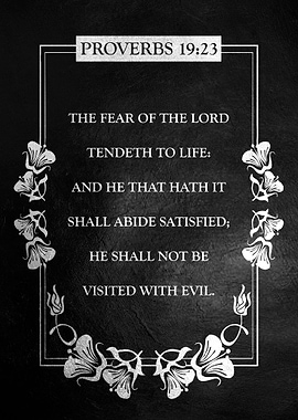 Proverbs 19 23
