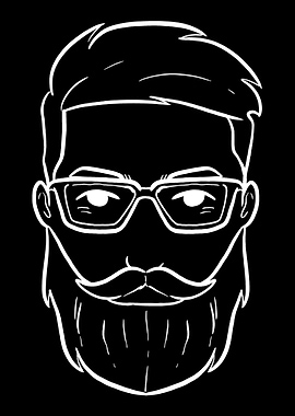 Bearded Men Cool and Hipst