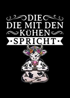 Landwirtin Kuh Liebhaber