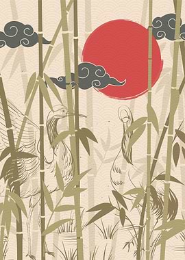 ukiyoe bamboo forest