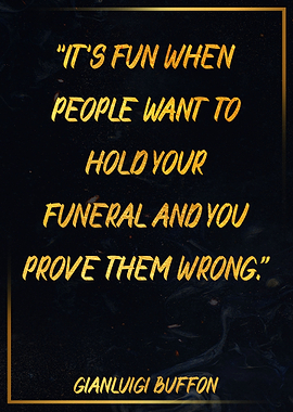 Gianluigi Buffon Gold Art