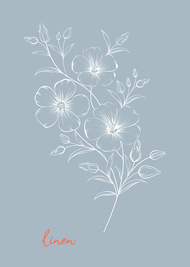 Linen Flower