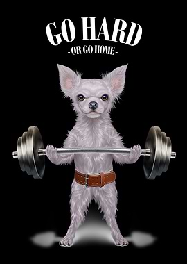 Chihuahua Weightlifting