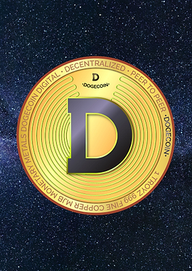 Dogecoin in Space Galaxy