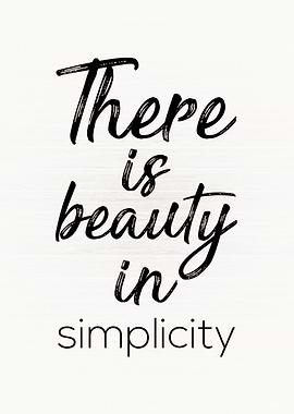 Beauty In Simplicity