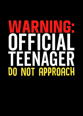 Warning Official Teenager