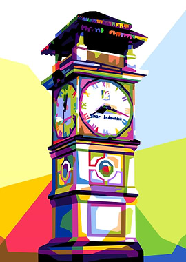 BIG BEN POP ART PORTRAIT