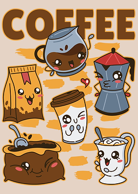 KAWAII COFFEE SET