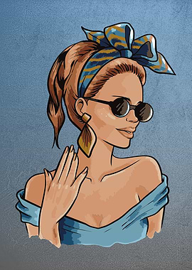 Elegant Lady dressed up