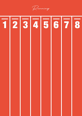 Sports Running Wall Art