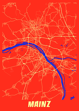 Mainz Retro City Map