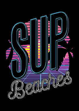 Standup Paddle Board Retro