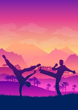 Sports Karate Wall Art