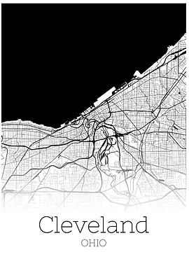 Cleveland Ohio city map
