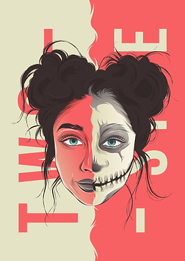 Two Side Girl Portrait