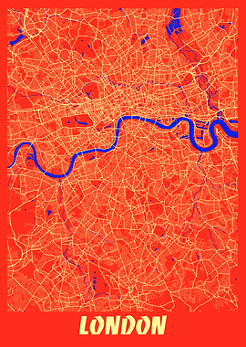 London Retro City Map