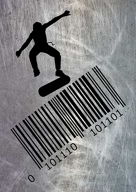 SKATEBOARDER UPC BARCODE