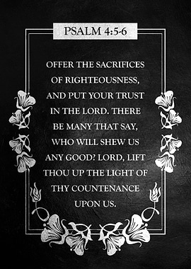 Psalm 4 5 6