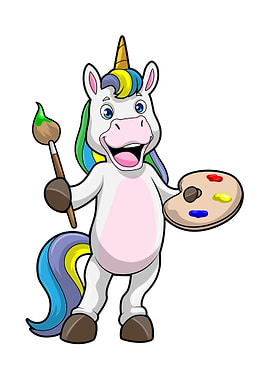 Unicorn Painting Colours