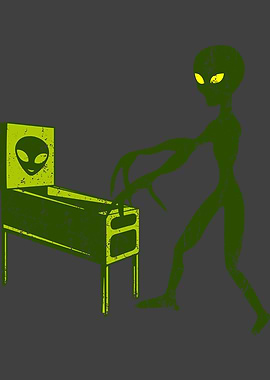 PINBALL GAME Alien UFO